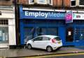 Car crashes into former employment centre