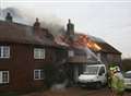 Fire fighters tackle blaze