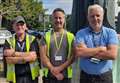 Heroic hospital parking team save man's life