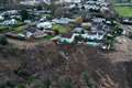 ‘It’s eating away at my garden’ – drone images show homes at risk on cliff edge