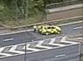 People spotted on motorway slip road