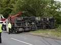 Dramatic photos show aftermath of lorry crash