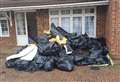 Huge pile of rubbish left after police raid suspected ‘cannabis farm’