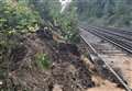 Landslip on tracks cleared as train services restart