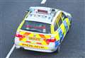 Lorry and car in accident