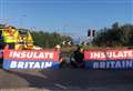 Climate change protesters glue hands to M25 