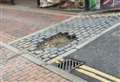 Huge pothole 'burst three tyres'