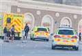 Train station cordoned off by police