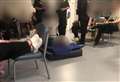 Stand-off in A&E as patients lays down on own mattress