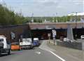 Medway Tunnel reopens after three-vehicle smash