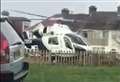 Air ambulance spotted landing near Tesco Express