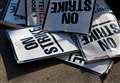 British Gas workers' roundabout protest