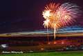 Fireworks at race track cancelled