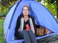 Homeless mum forced to sleep in tent 