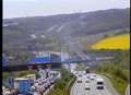 Man in hospital after motorway accident