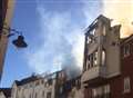 Homes destroyed as fire engulfs city centre flats