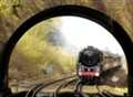 Steam train Oliver Cromwell tours Kent