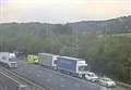 Pile-up blocked part of M20