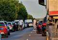 Major road shut for almost three hours after crash