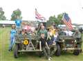 Military vehicles on show in Leysdown