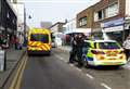 High street closed as elderly woman falls