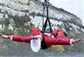 Thrill seekers dressed as Santa to take on country’s longest zip line