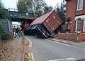 Brother and sister lucky after lorry crash