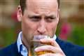 William savours pint of cider ahead of pubs and restaurants reopening