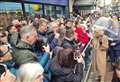 Huge excitement as Queen visits Kent high street