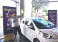 Sign Me Win Me winner Anthony Dighton drives away Peugeot 107