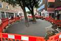 Opinion split over eco-surface used to bury tree roots in Kent high street