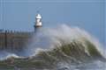 Search under way for person in sea as Storm Noa powers through England and Wales