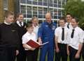 Astronaut's career advice to pupils