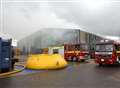 Firefighters tackle large warehouse blaze