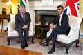 Rishi Sunak welcomes King Abdullah of Jordan to No 10