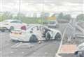 Delays after two cars collide