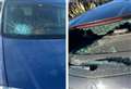 Car-smashing vandals cause hundreds of pounds of damage