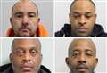 Restaurant shooting gun gang jailed