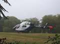 Air ambulance called as cyclist falls off bike