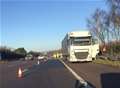 Motorway reopens after lorry crash