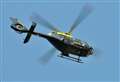 Police chopper searches country park