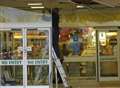 Superstore ram-raiders grab cash