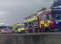 Witnesses sought after trio seriously hurt in M25 lorry crash