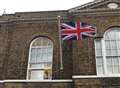 Momentous occasion as Union Flag flies again from town hall 