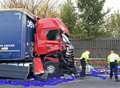 Lorry crash causes motorway delays