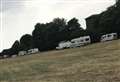 Travellers pitch up at park