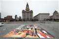 Artwork near Liverpool landmark details Donald Trump’s ‘dystopian’ America