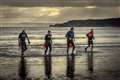 Swimmers brave the sea for icy annual New Year’s Day dip