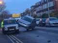 Road reopens after lorry crash