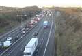 Three vehicles crash on M25